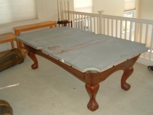 Proper pool table moving process in Rolla Missouri